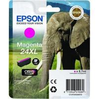 Epson 24XL (T243340) Magenta Original Claria Photo HD High Capacity Ink Cartridge (Elephant)