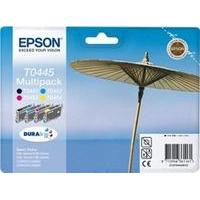 Epson T0445 (T044540) Original Black and Colour Cartridge Triple Pack