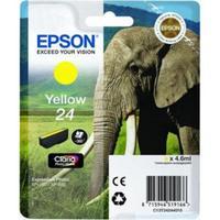 epson 24 t242440 yellow original claria photo hd standard capacity ink ...