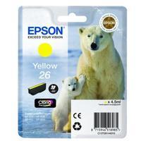 epson 26 t261440 yellow original claria premium standard capacity ink  ...