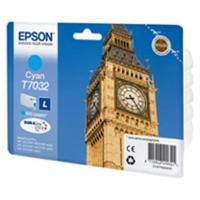 Epson T7032 (T703240) Cyan Standard Capacity Original Ink Cartridge (Big Ben)