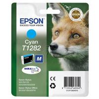 Epson T1282 (T128240) Cyan Standard Capacity Original Ink Cartridge (Fox)