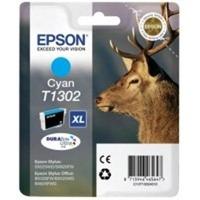 Epson T1302 (T130240) Cyan Extra High Capacity Original Ink Cartridge (Stag)