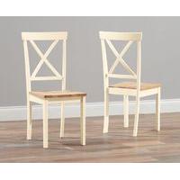Epsom Cream Dining Chairs (Pair)