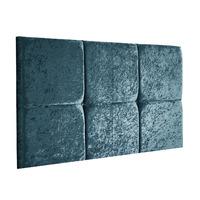 Epworth Monreal Velluto Headboard Aqua Superking