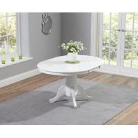 Epsom White Extending Dining Table