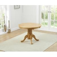 Epsom Oak Extending Pedestal Table