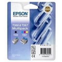 Epson Inkjet Cartridge Multipack Black and Colour Ref T06624010 [Pack 2]