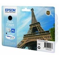 Epson T7021 High Capacity Ink Cartridge for Epson Workforce Pro 4000 Series Printers - Black (Yield