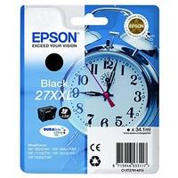 epson alarm clock no27xxl extra high capacity ink cartridge black