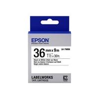 EPSON C53S657006 Label Cartridge Standard LK-7WBN Black/White 36mm (9m) - ( > Printers)