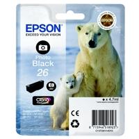 Epson Photo Black 26 Claria Ink Cartridge