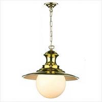 ep40 station lamp brass traditional pendant