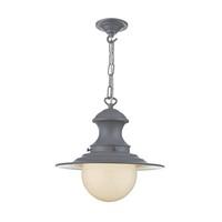 ep0139 baby station lamp in lead grey with opal glass