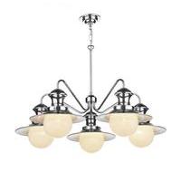 ep5450 station 5 light ceiling pendant in polished chrome