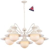 EP5433 Station 5 Light Ceiling Pendant in Cotswold Cream