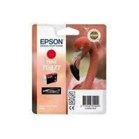 Epson Original T0877 UltraChrome Hi-Gloss2 Red Ink Cartridge