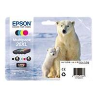 epson multipack 4 colours 26xl claria premium ink polar bear