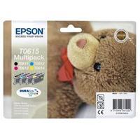 Epson Multipack T0615 - Print cartridge - 1 x black, magenta, yellow, cyan - 250 pages