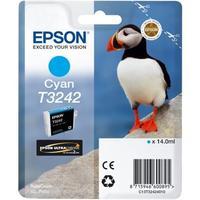 Epson T3242 (T324240) Cyan Original Ink Cartridge (Puffin)