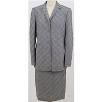 episode size 10 smart grey wool blend skirt suit