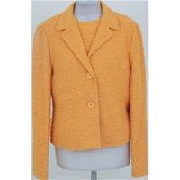 eposide size 12 orange smart jacket and matching top