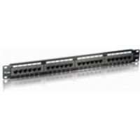 equip 24 port patch panel 19 cat5e