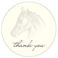 Equestrian Love Large Sticker