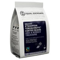 Equal Exchange Organic Ethiopian Yirgacheffe Whole Coffee Beans - 227g