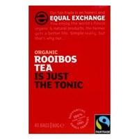 Equal Exchange Organic Fairtrade Rooibos Tea 40 Bags 40bag