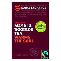 Equal Exchange Organic Fairtrade Masala Rooibos Tea 25bag