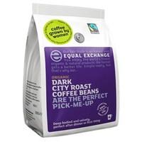Equal Exchange Organic Fairtrade Dark City Roast Coffee Beans 227g