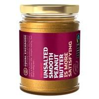 Equal Exchange Organic Fairtrade Unsalted Smooth Peanut Butter 280g