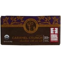Equal Exchange Organic Chocolate Caramel w/Sea Salt 100 gm (Pack of 12)