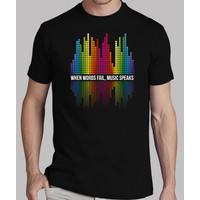 equalizing bars - music speaks (white)