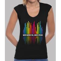 equalizing bars - music speaks (white)