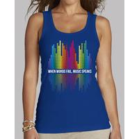 equalizing bars - music speaks (white)