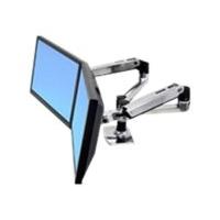 Ergotron LX Dual Side-by-Side Arm - Mounting kit