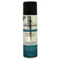 erasmic aloe vera soothing shaving foam 250ml