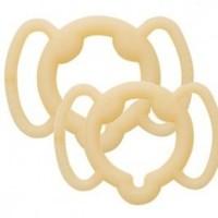 ErecAid Pressure Point Rings Twin Pack - Standard Tension Beige