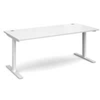 Ergo Elevate Electric Height Adjustable Desk White 1800mm White Frame