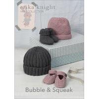 Erika Knight Bubble and Squeak Hat and Bootie Pack