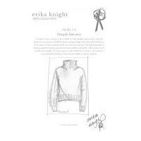 Erika Knight Maxi Wool Knitting Pattern Simple Sweater Super Chunky