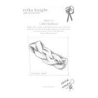 Erika Knight Vintage Wool Knitting Pattern Cable Headband Aran