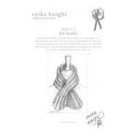 erika knight maxi wool knitting pattern rib muffler super chunky