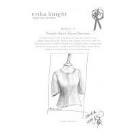 Erika Knight Maxi Wool Knitting Pattern Simple Sweater Super Chunky