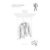 Erika Knight Fur Wool Knitting Pattern Fur Jacket Super Chunky