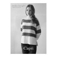 Erika Knight Studio Linen Knitting Pattern Capri DK