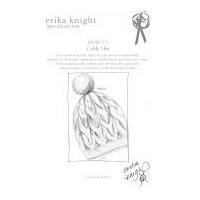 Erika Knight Vintage Wool Knitting Pattern Cable Hat Aran