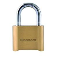 era wordlock brass combination padlock